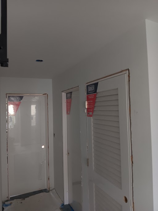Interior door installation