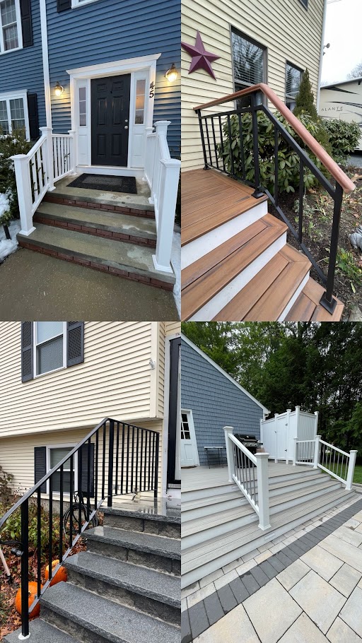 Exterior staircase and deck projects